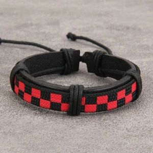 ⛓️ Awesome Checkered Print Adjustable Bracelet ⛓️